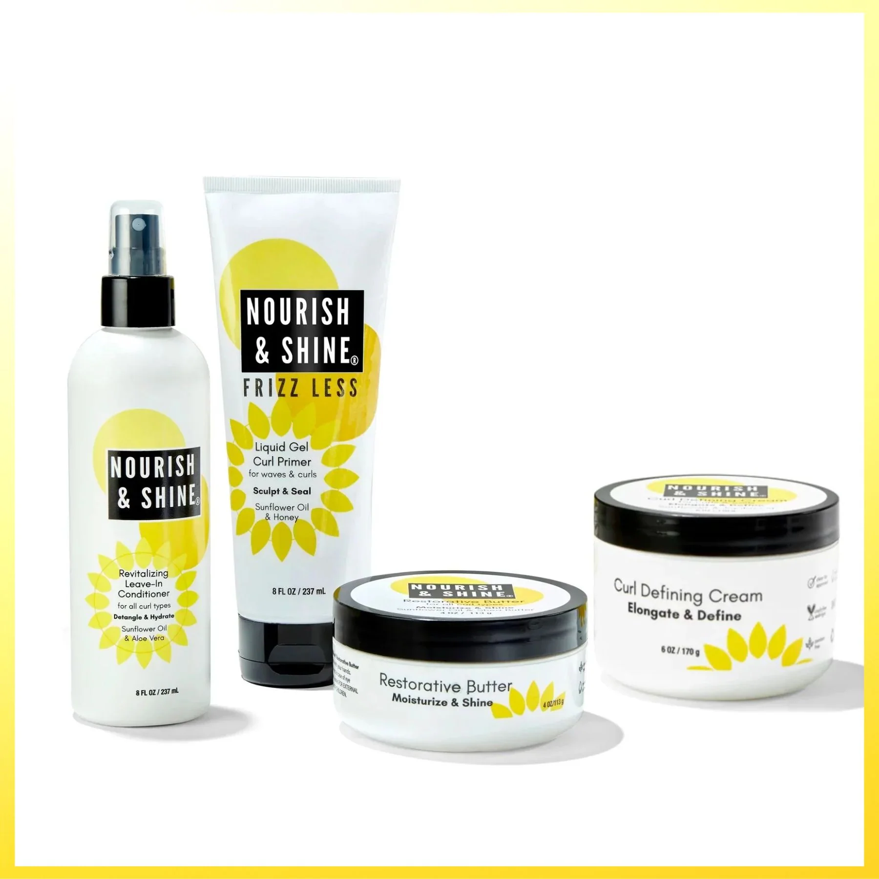 Condition, Moisturize, Prime & Style for Wavy/Curly Hair (4-Pack)